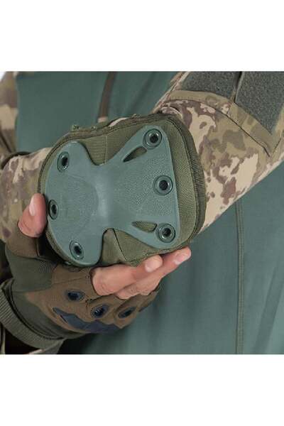 BİKATEX Bikatex وسادة الركبة ووسادة الكوع مجموعة واقية لركوب الدراجات والتزلج...