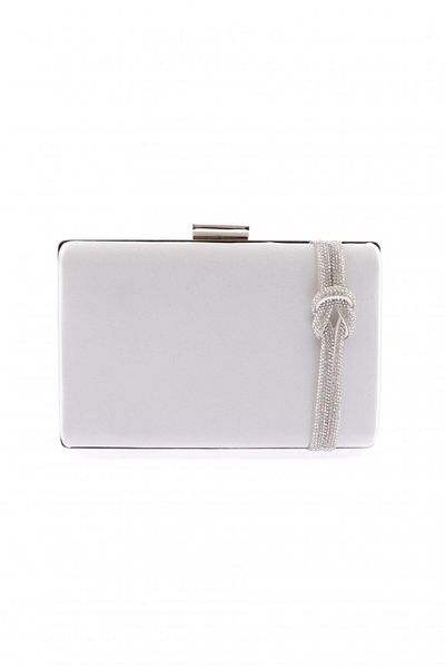 DGN 9275-22y Stoned Silver Women's Evening Dress Portfolio Bag