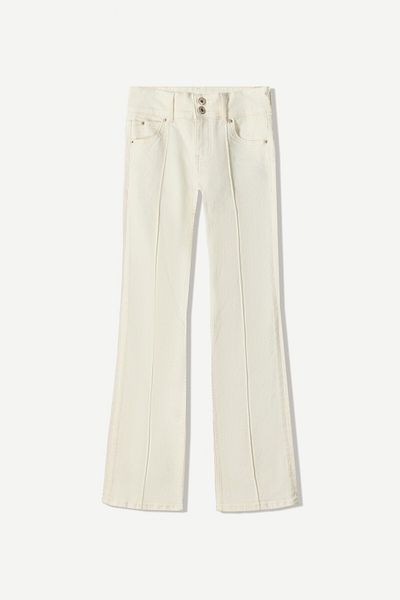 Bershka Low-rise boot-cut jeans