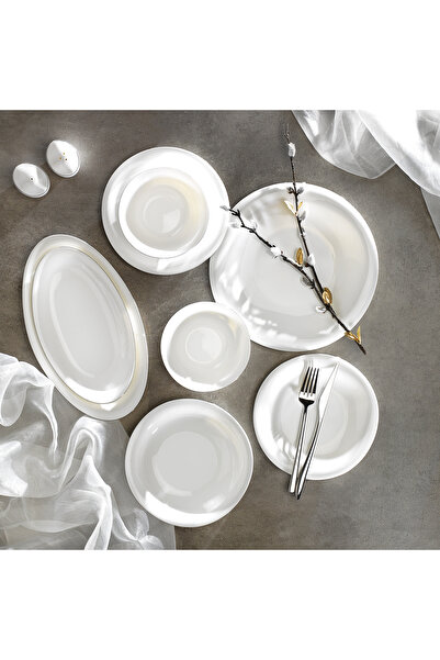 Schafer Superfine Bone Elixir Yemek Takımı 56 Parça-Platin