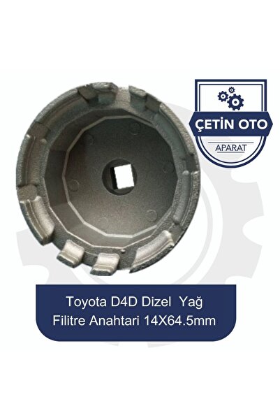 ÇETİNBANKO Toyota D4D Dizel Yağ Filitre Anahtarı 14X64.5 M