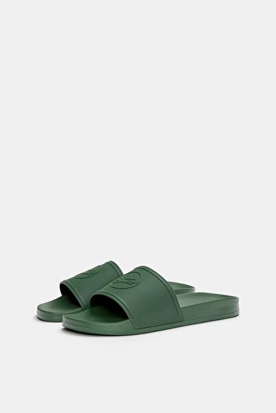 Pull & Bear Rubberised STWD beach sandals