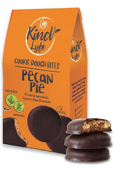 Kind Lyfe Pecan Pie Cookie Dough Bites, Plant Based, Gluten Free, Vegan, Pack of 1