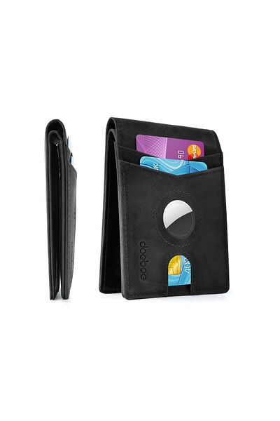 Doeboe Leather Men's Wallet with Rfid Protection