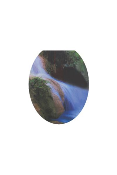 flores Capac pentru WC cu burete, Cascada, KY5013, 400 x 360 mm