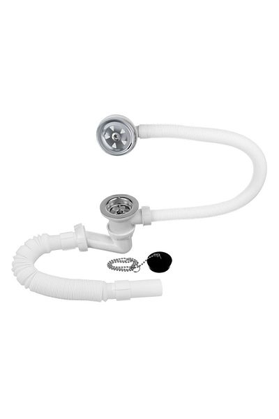 flores Bathtub overflow trap, with connection, 1"1/2