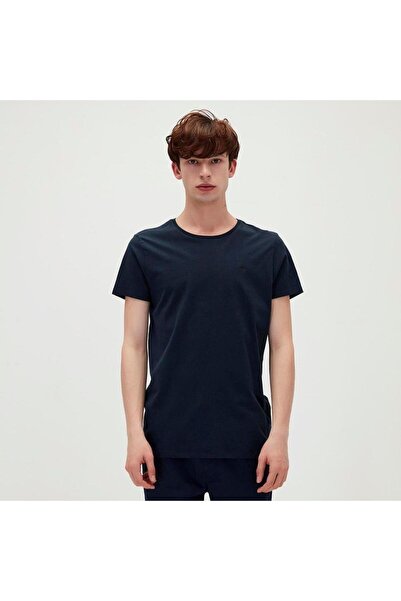 Bad Bear تي شيرت رجالي سادة - أزرق داكن