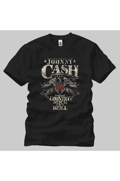 Built By Crazy Johnny Cash Rock N Roll unisex majica