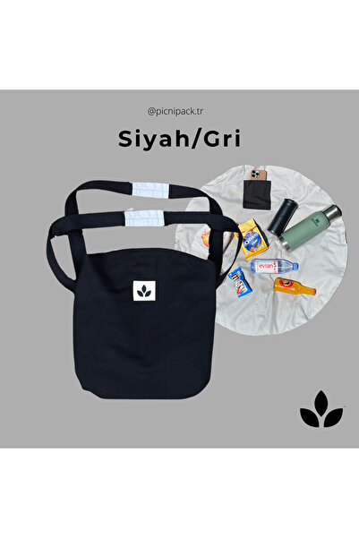 Picnipack ™- Çok Amaçlı Omuz Çantası Ve Piknik Örtüsü/market Çantası/köpek Ma...