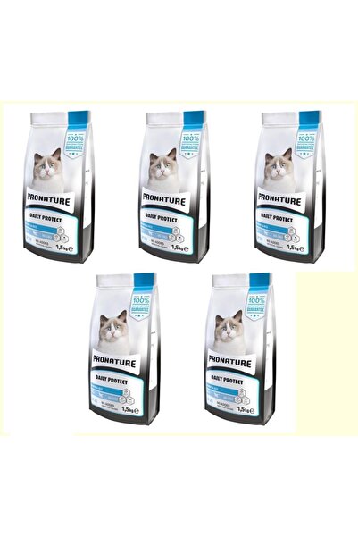 Pronature Daily Protect Hamsili ve Pirinçli Yetişkin Kedi Maması 1,5 Kg*5 ADET