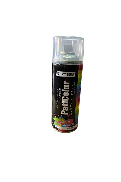 PatiColor PATİCOLOR KROM EFEKT ( PARLAK) GÜMÜŞ SPREY 400ML