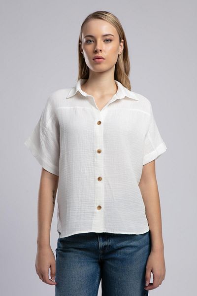 Lee Cooper Kierra women's woven shirt white