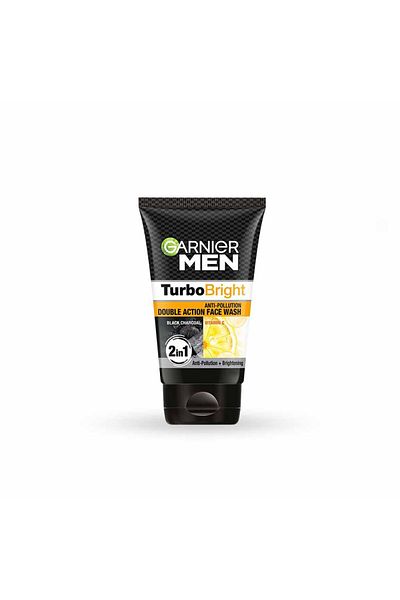 Garnier Men Power White Anti-Pollution Double Action Facewash, 100Gm