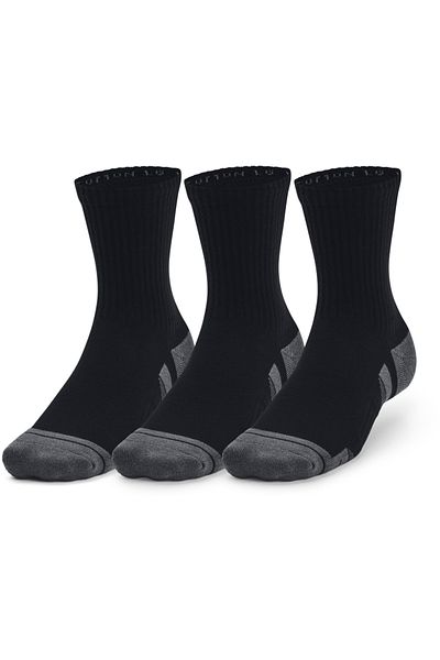 Under Armour ȘOSETE Under Armour Performance Cotton 3P, Negre, Unisex