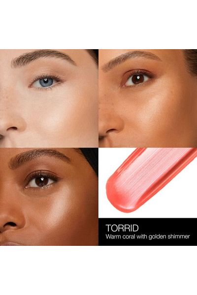 Nars NARS Liquid Blush – Torrid (15ml / 0.5 oz) | Warm Coral with Golden Shimmer Hydrating Formula