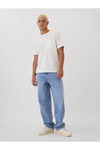 GAP Erkek Mavi Baggy Jean Pantolon