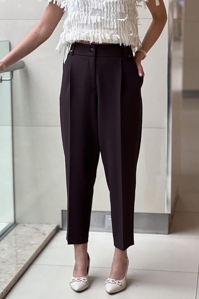 sentez giyim Sentez Sofia Corsage Trousers with Epaulettes