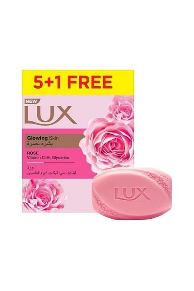 LUX Soap Glowing Skin Rose Value Pack 6 x 170 g