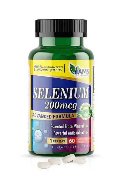 AMS Selenium 200 mcg (60 Tablets)