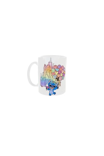 OEM Cană albă personalizată Lilo & Stitch, INOVATIX®. 330ml