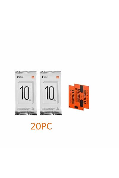 Choice 20pc Original Xiaomi Mijia Zink Pocket Printer Paper Self-adhesive Photo Print 100/50/10 Sheets Xiao