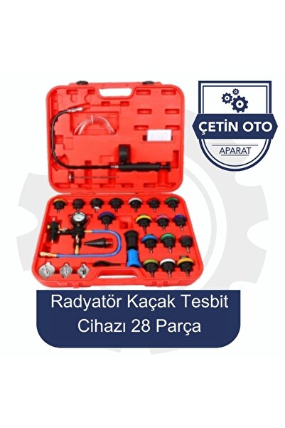 ÇETİNBANKO Radyatör Su Kaçak Test Cihazı 28 Parca