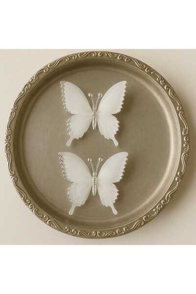 gigigiyim أجنحة تتحرك فراشة كوليت مشبك