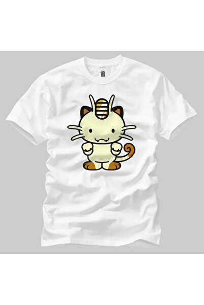 Built By Crazy Pokemon: Hello Meowth unisex majica