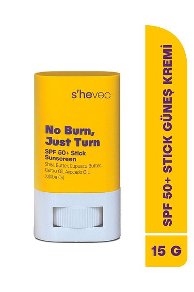 SHE VEC No Burn, Just Turn - Spf 50+ Stick Sunscreen