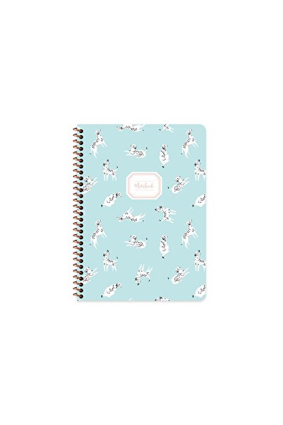 KESKİN COLOR دفتر ملاحظات على شكل حيوانات حلزونية مقاس 16.5 × 22.5 سم - كلب