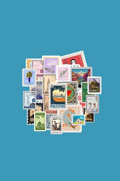 dadi ramba Stamp Sticker Pack - Bullet Journal - Agenda - Laptop Label Sticker