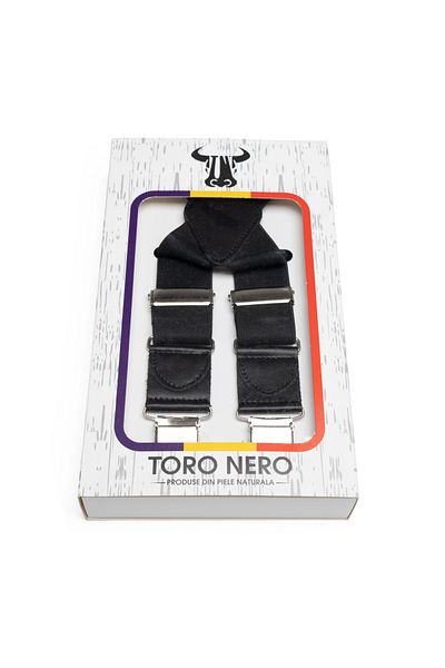 Toro Nero Bretele negre pentru bărbați