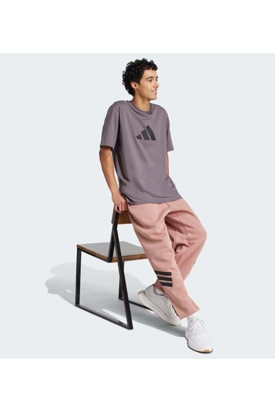 adidas M FI 3Bar Tee 3 ριγέ λογότυπο T-shirt Ανδρικό T-shirt ΓΚΡΙ