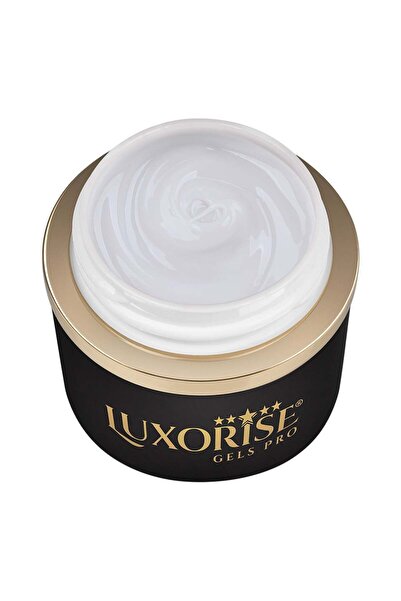LUXORISE Gel UV JellyFlex pentru unghii, alb lăptos, 15 ml