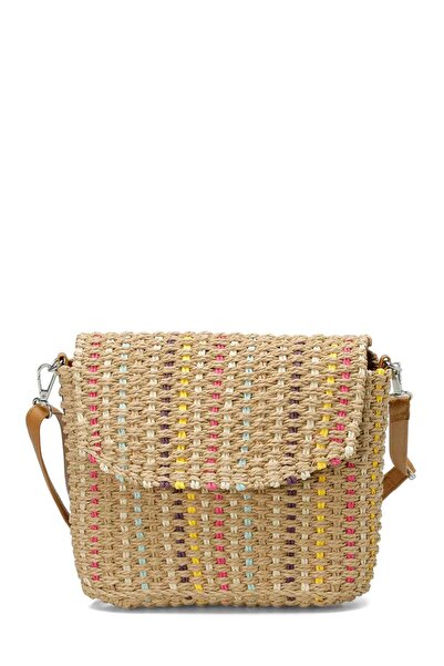 Butigo HASIR RENKLI KPK CPRZ 5FX Kum Kadın Çapraz Çanta