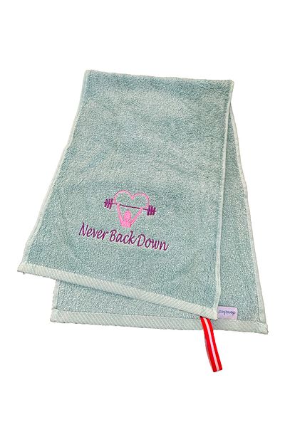denizlicotton Embroidered Sports Towel Cotton, Anti-Bacterial, Sweat-Absorbent Fitness Plates Boxing Tennis Sports Towel