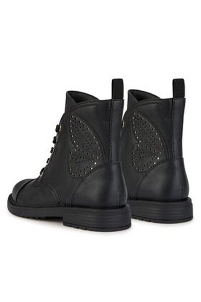 Geox girls' ankle boots J369QM-000BC black