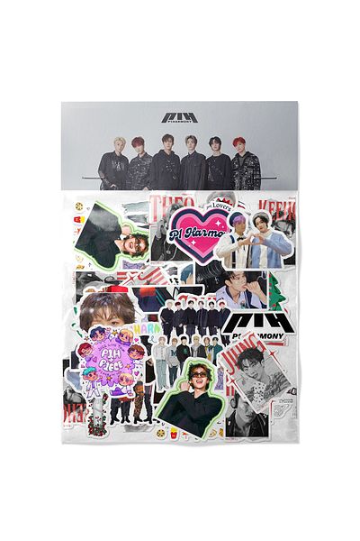 dadi ramba P1Harmony Sticker Pack - Bullet Journal - Agenda - Planner - Laptop Label Sticker
