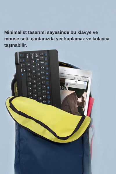 Piranha 2380-S Bluetooth Kablosuz Türkçe Q Klavye ve Mouse Seti / Windows - macOS - Android