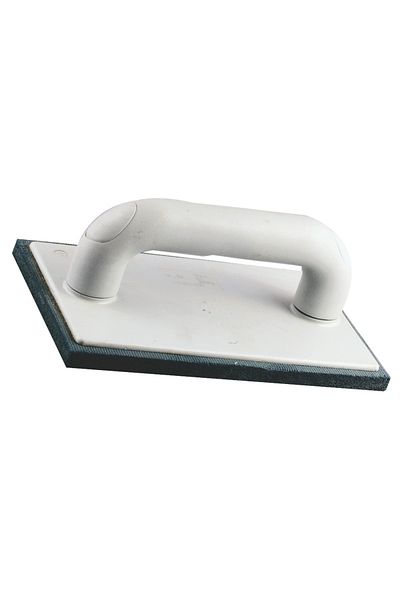 flores Rubber trowel with embossed sponge, 140 x 220 mm