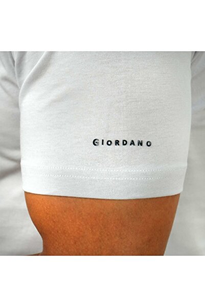 Giordano Men's Giordano Cotton Crewneck Slim Fit Tee - Short Sleeve