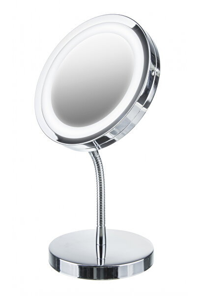 adler Adjustable cosmetic mirror with magnifying glass and LED lighting Adler 2159