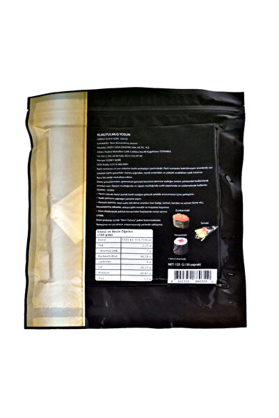 Chefline Asia Chefline Sushi Nori (GOLD KALİTE) Yosun – 50 Yaprak, 125 gr | Sushi Için Premium Yosun