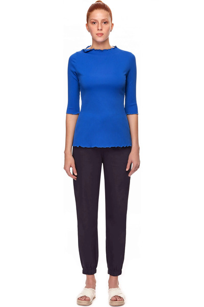 QUO Baby-Overlock Detailed Blouse