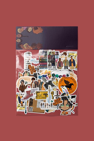 dadi ramba Percy Jackson Sticker Pack - Bullet Journal - Agenda - Laptop Sticker Sticker