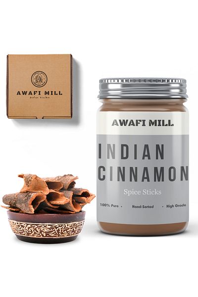 AWAFI MILL Indian Cinnamon Sticks | Dalchini - Bottle of 100 gram / 3.5 Oz