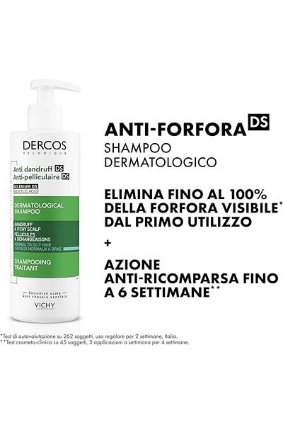 Vichy Dercos Antidandruf Normal Oily Hair Shampoo 200 Ml