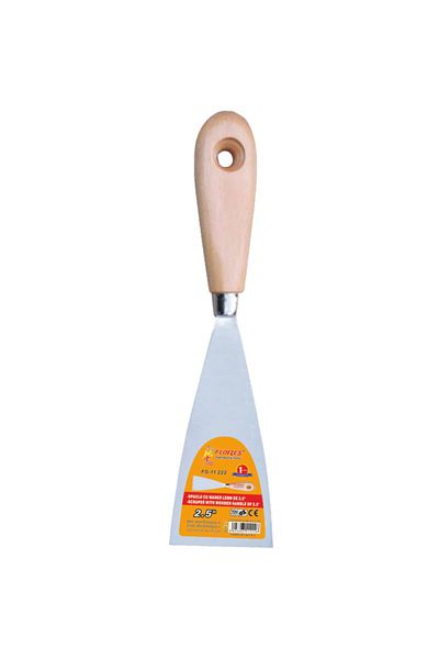 flores Wooden handle trowel, 2.5", 65 mm