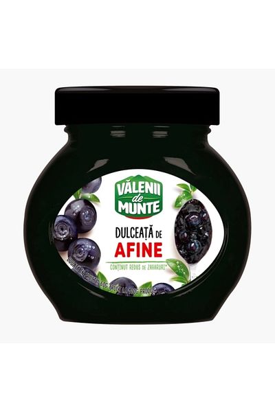 Valenii de Munte Blueberry Jam, 240g,