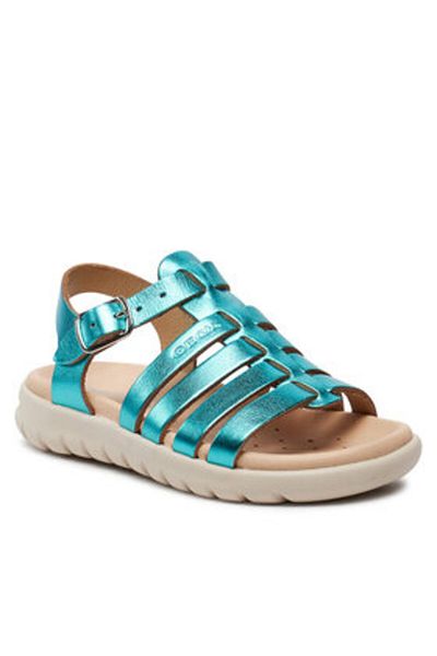 Geox girls' sandals J35GSB-000CF green